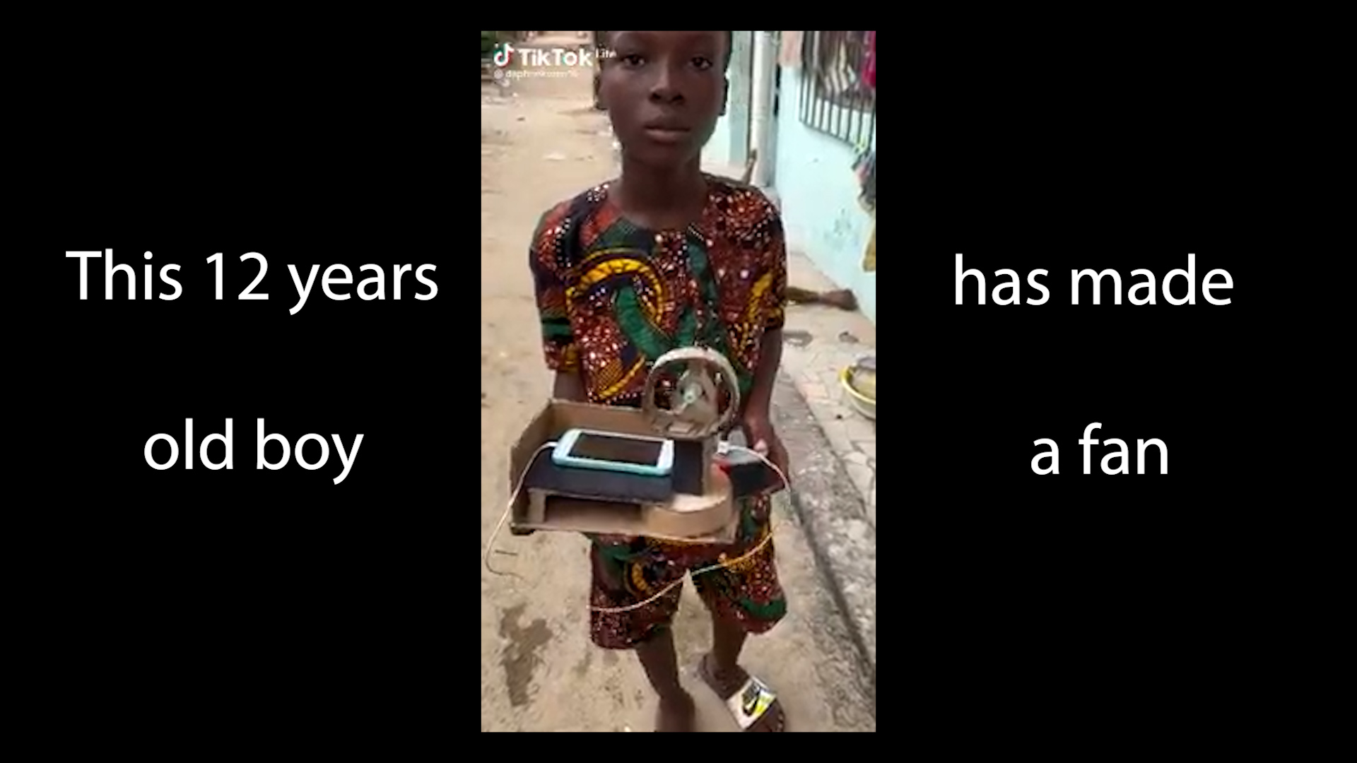 A 12 years old African inventor
